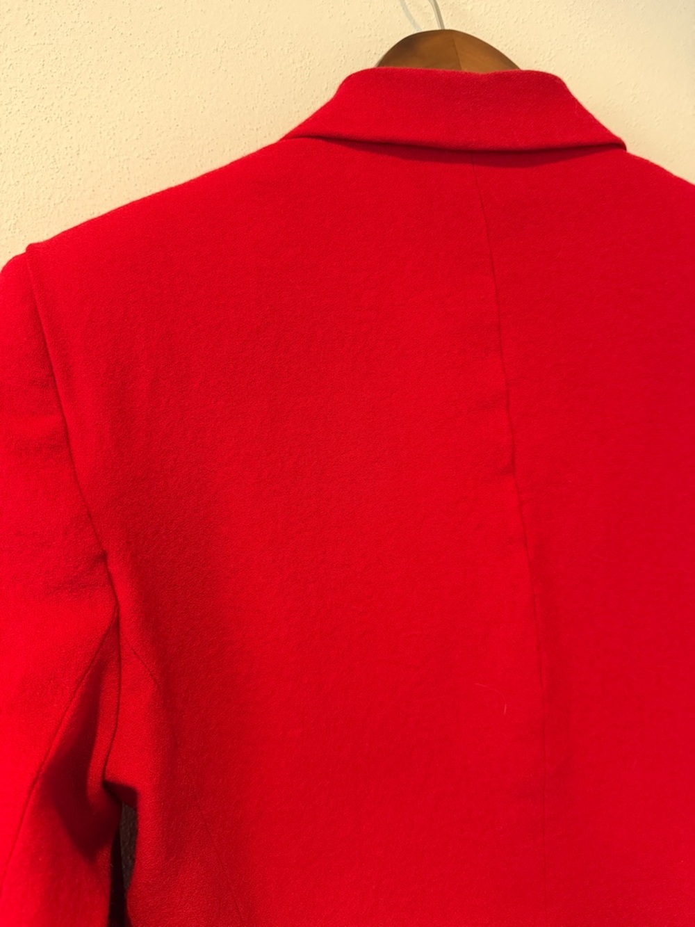 Vintage Harve Benard Lightweight Wool Blazer Jacket Lined Double Breasted Red - Picture 6 of 6